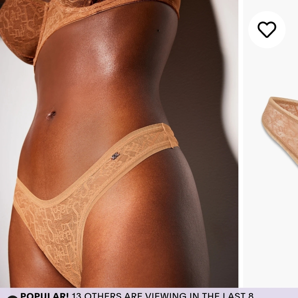 Savage X Fenty Green Seamless Panties Intimates